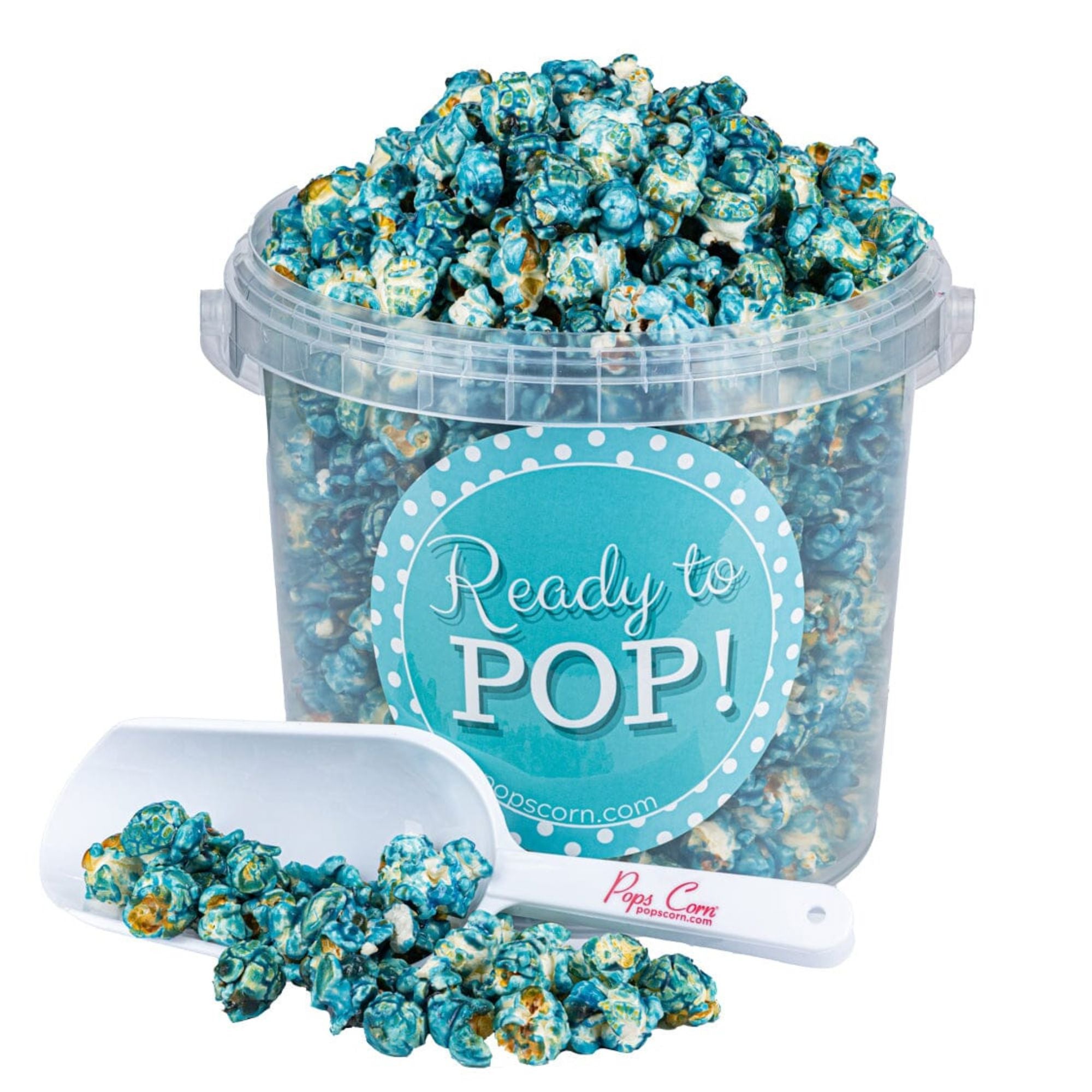 Blue Caramel Popcorn Buckets Pops Corn