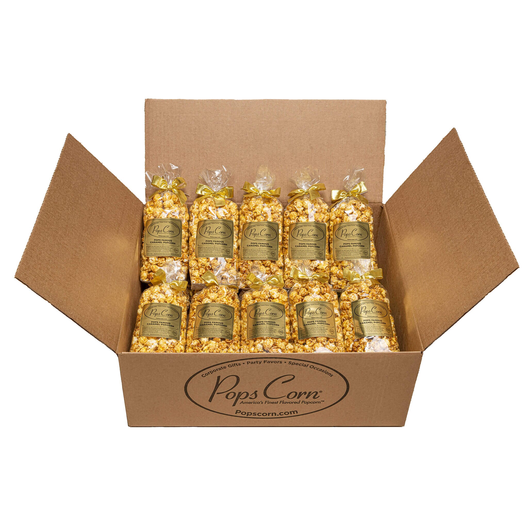 24 Pack-Gourmet Caramel Popcorn Party Favor New vendor-unknown
