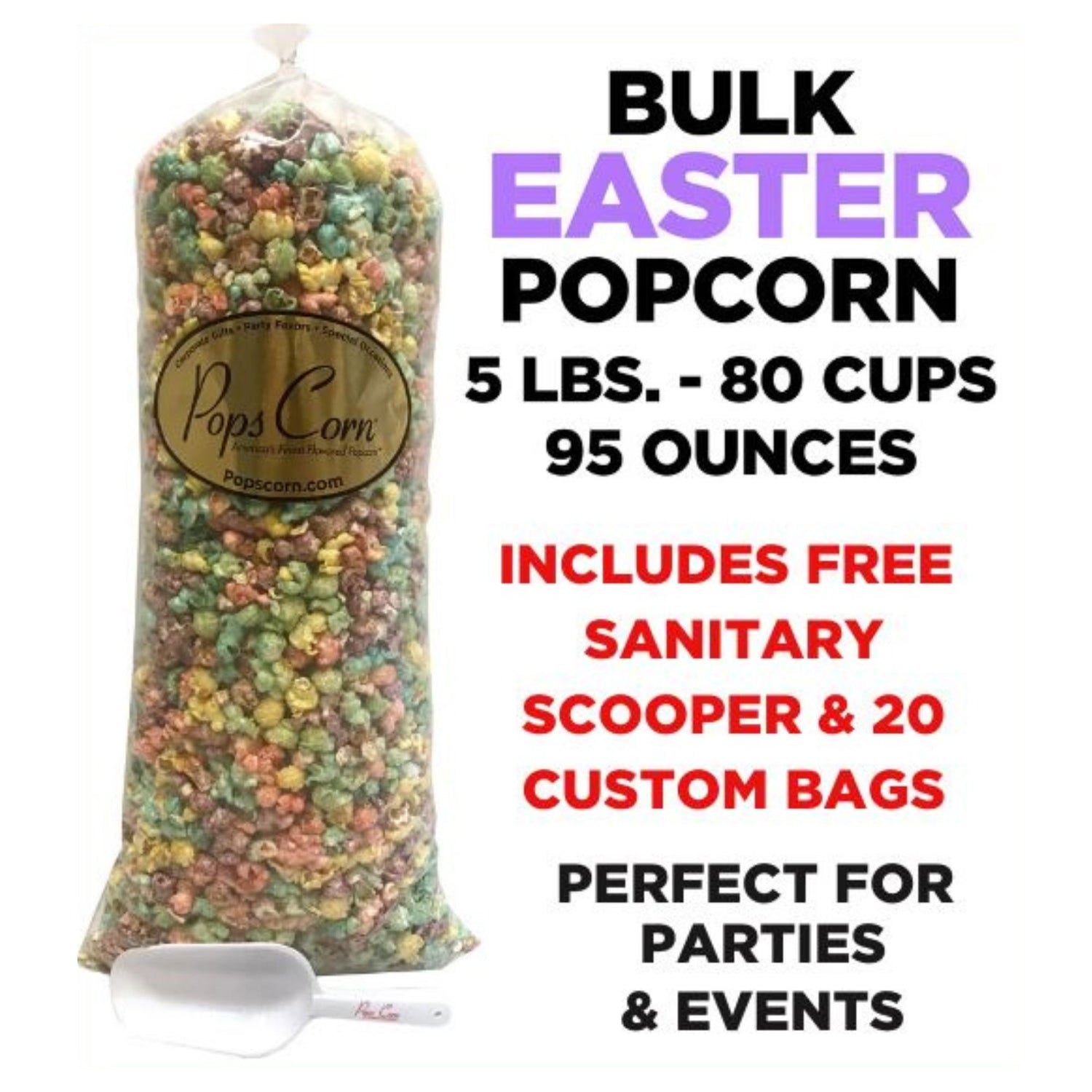 Bulk Easter Popcorn Bulk Bags Pops Corn