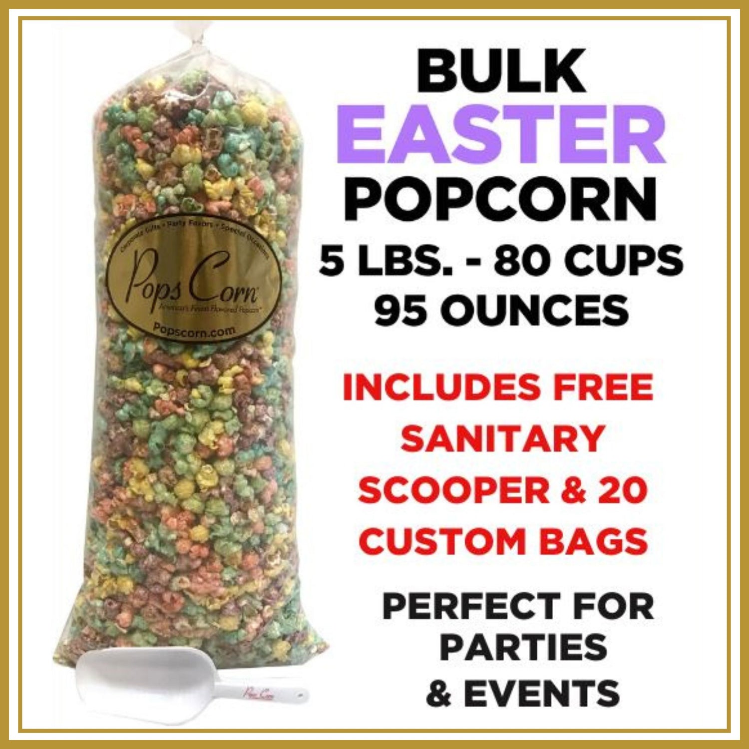 Bulk Easter Popcorn Bulk Bags Pops Corn