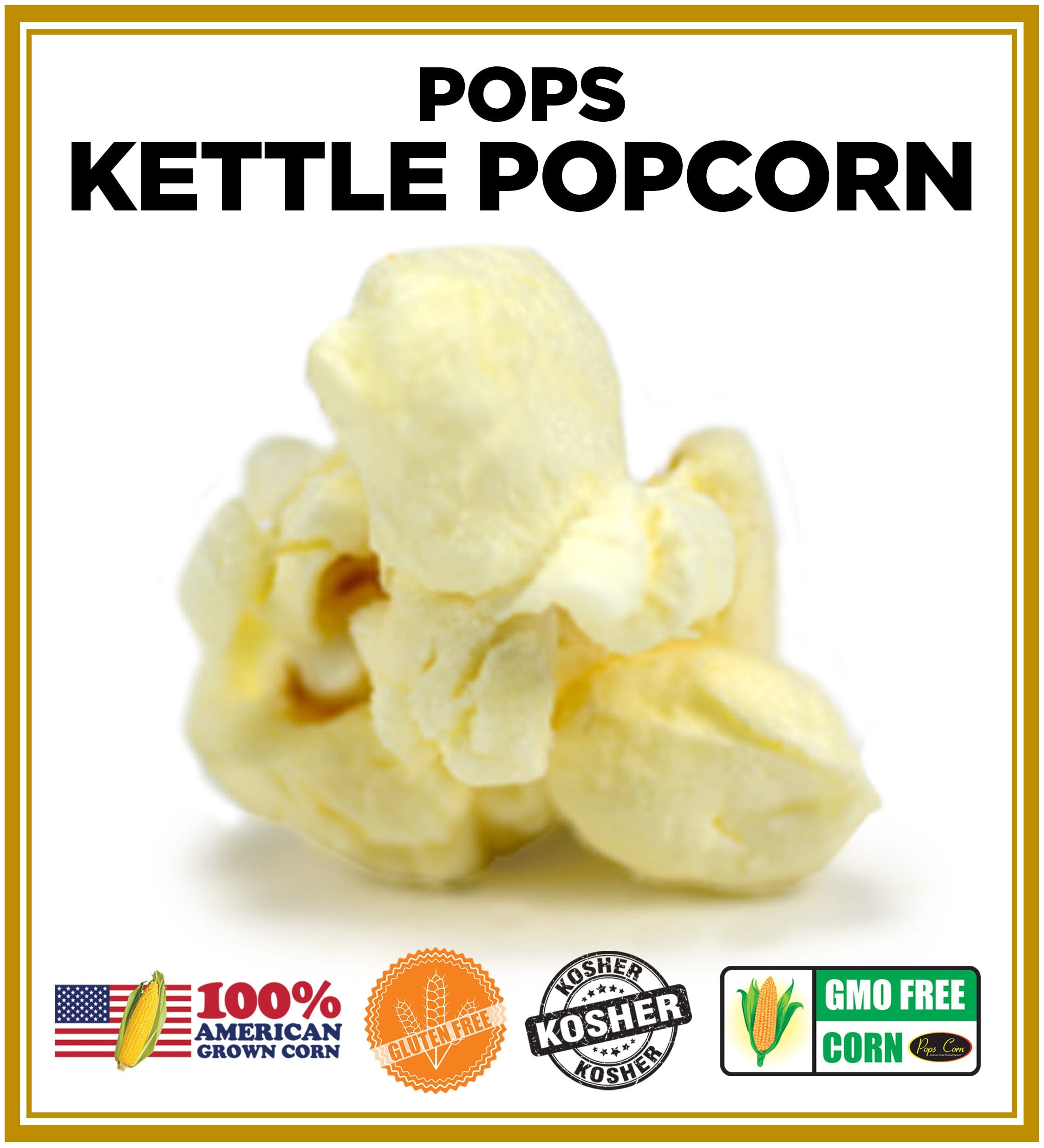 Gourmet Kettle Popcorn – 24 Pack Party Favor Bags | Sweet & Salty Event Popcorn | Pops Corn® Party Favor New vendor-unknown