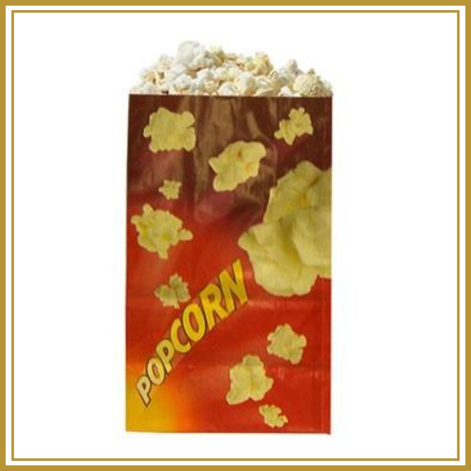 12 Popcorn Bags- EMPTY Popcorn Supplies Pops Corn