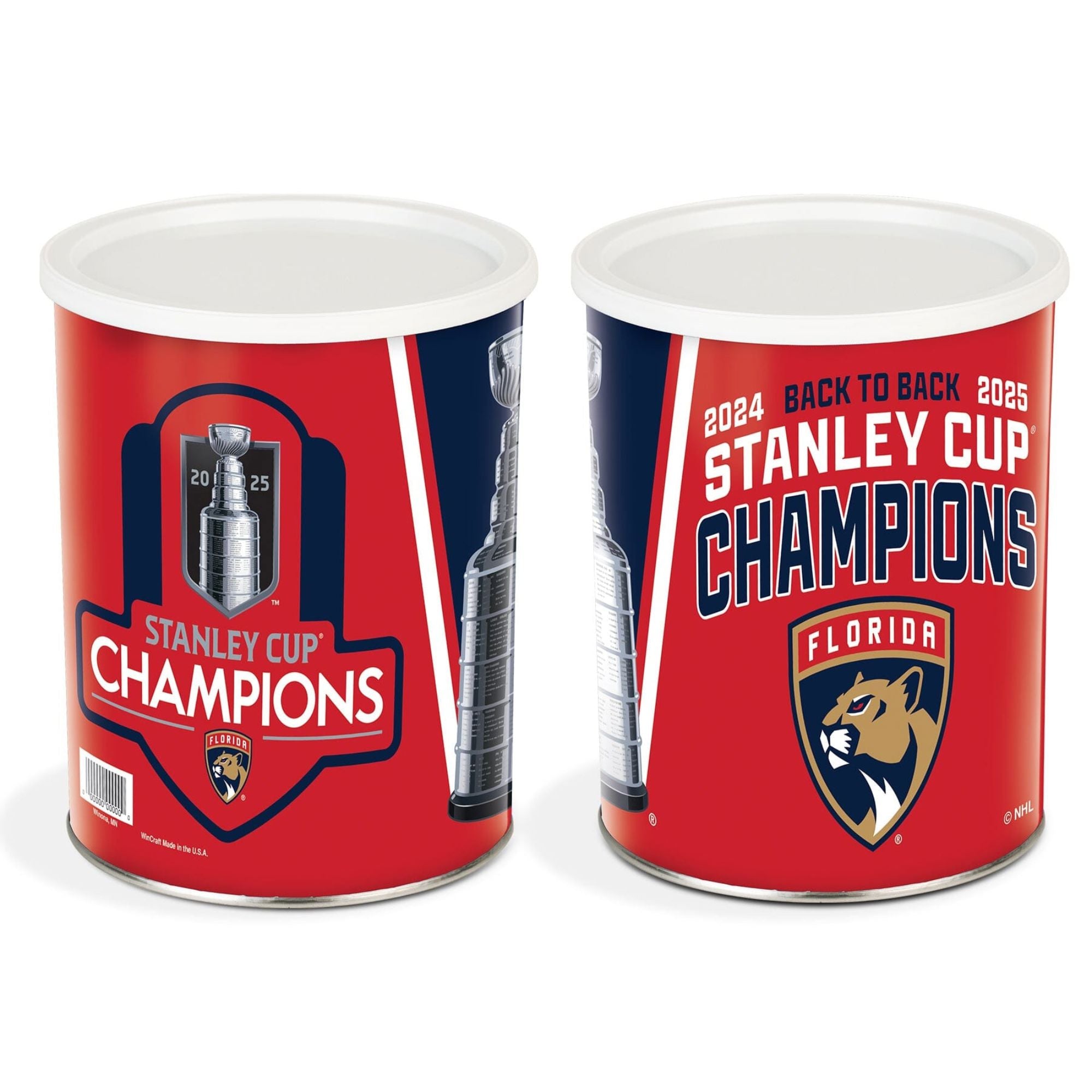 Florida Panthers Stanley Cup Tin Sports Popcorn Tin vendor-unknown