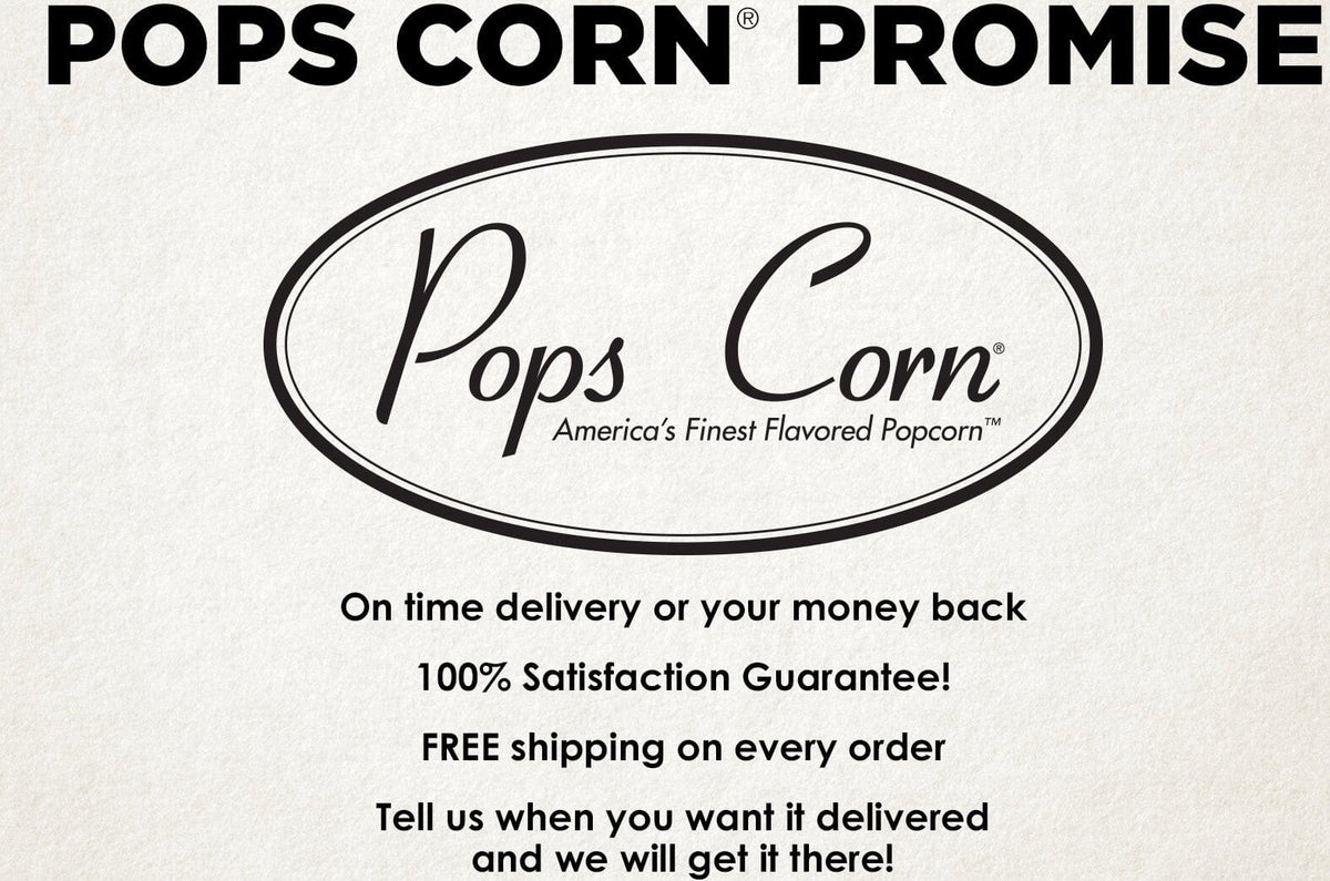 24 PackGourmet Caramel Popcorn Party Favor Bags Pops Corn