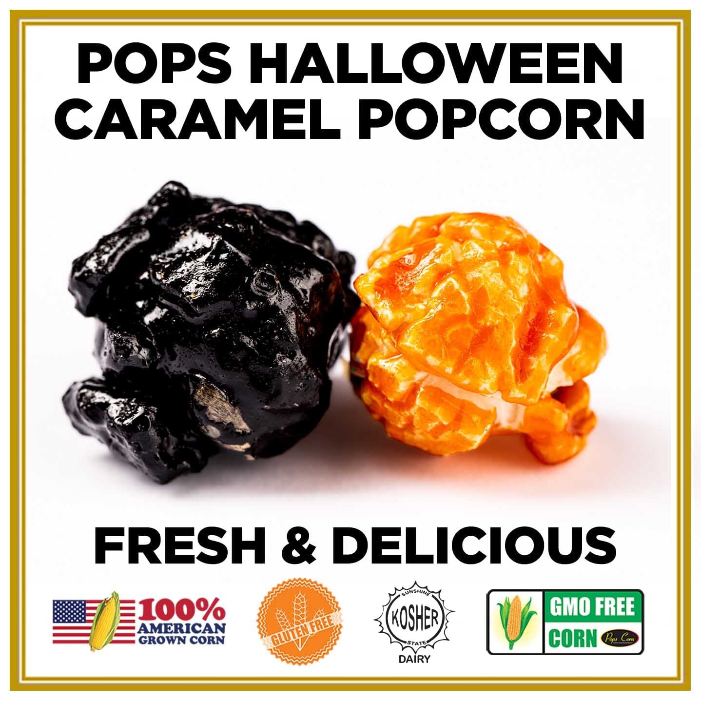 Halloween Popcorn Pops Bulk Popcorn Bags. Made fresh to order! ?✔ Pops Corn