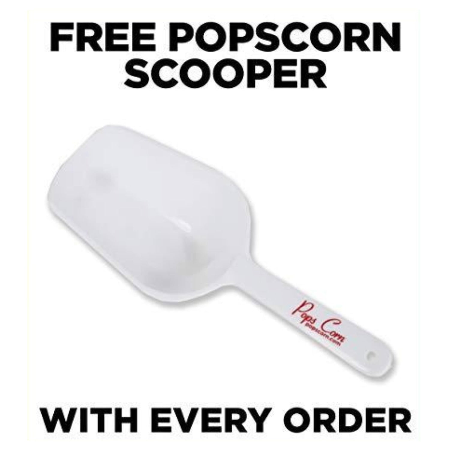 Scooper Popcorn Supplies Pops Corn