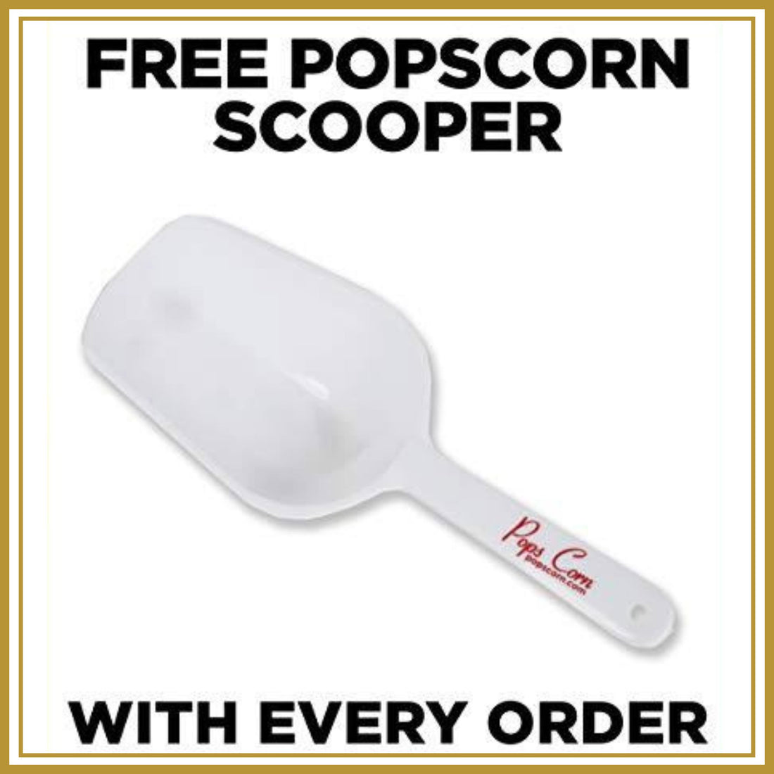 Scooper Popcorn Supplies Pops Corn