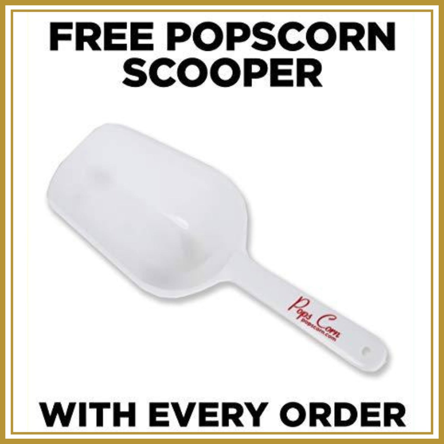 Scooper Popcorn Supplies Pops Corn