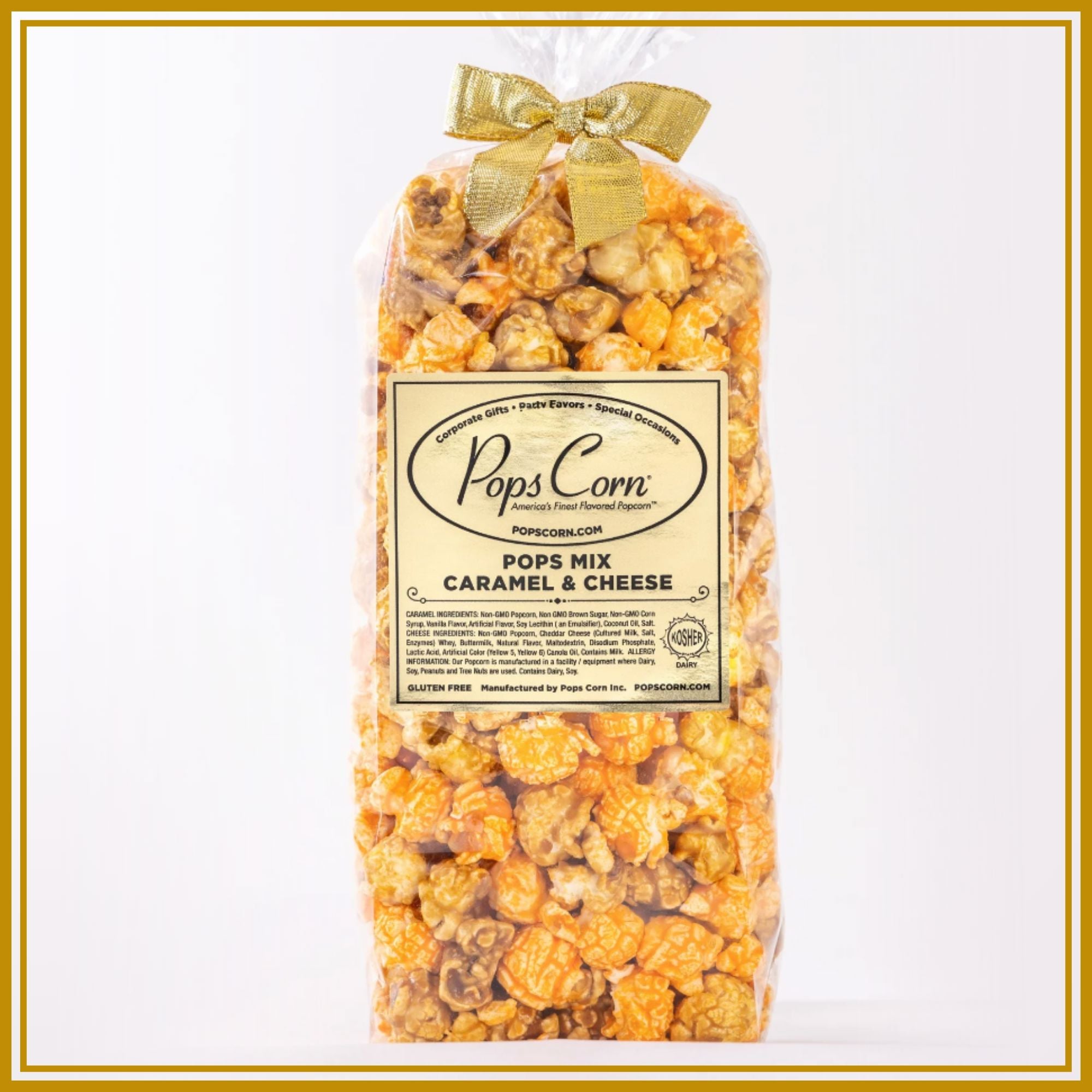 Caramel & Cheese Popcorn Mix – 24 Pack Party Favor Bags | Sweet & Salty Gourmet Popcorn | Pops Corn® Party Favor New vendor-unknown