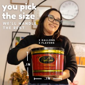 2 Gallon Pops Signature Gourmet Popcorn Tin | Holiday & Corporate Popcorn Gift | Pops Corn Valentine&