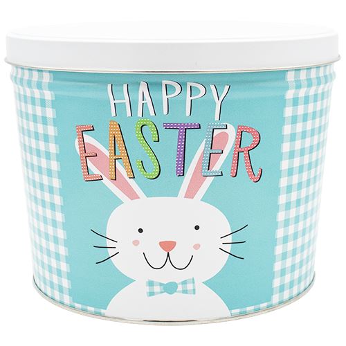 2 Gallon Happy Easter-Free Shipping Signature Tins Pops Corn