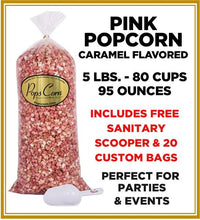 Load image into Gallery viewer, Gourmet Pink Popcorn 🎗 Pops Bulk Popcorn Bags. Made fresh to order! ?✔ Pops Corn 
