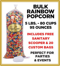 Load image into Gallery viewer, Gourmet Rainbow Popcorn 🌈🌈 Pops Bulk Popcorn Bags. Made fresh to order! ?✔ Pops Corn 