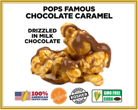 Chocolate Covered Caramel popcorn Party Favor New vendor-unknown