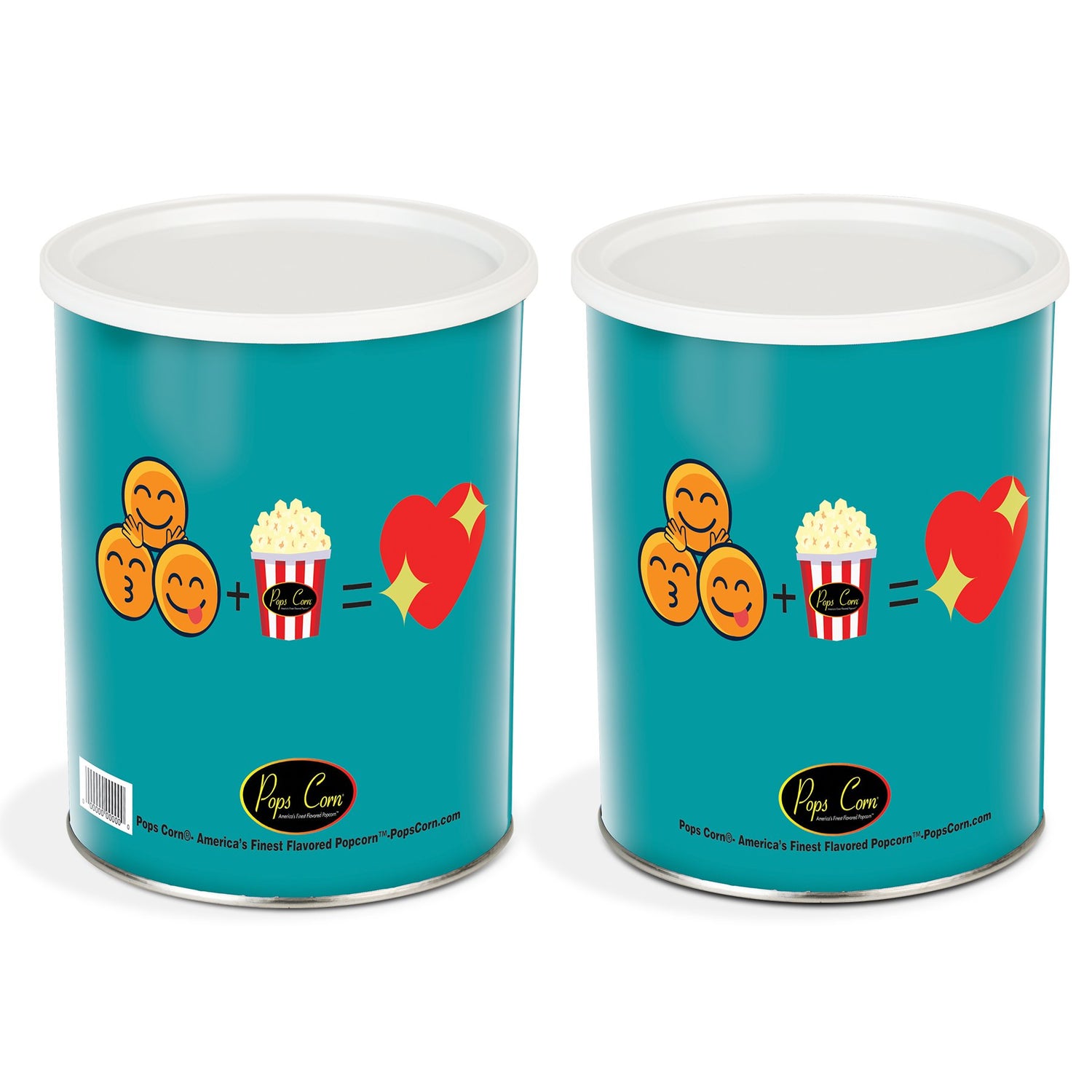 1 Gallon Emoji-Free Shipping Signature Tins Pops Corn