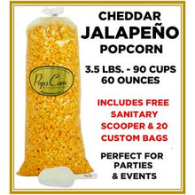 Load image into Gallery viewer, Cheddar Jalapeno 🌶 Pops Bulk Popcorn Bags. Made fresh to order! ?✔ Pops Corn 