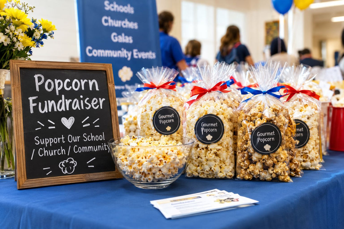 How to Host a Popcorn Fundraiser: Ideas for Schools, Churches, Galas & Community Events