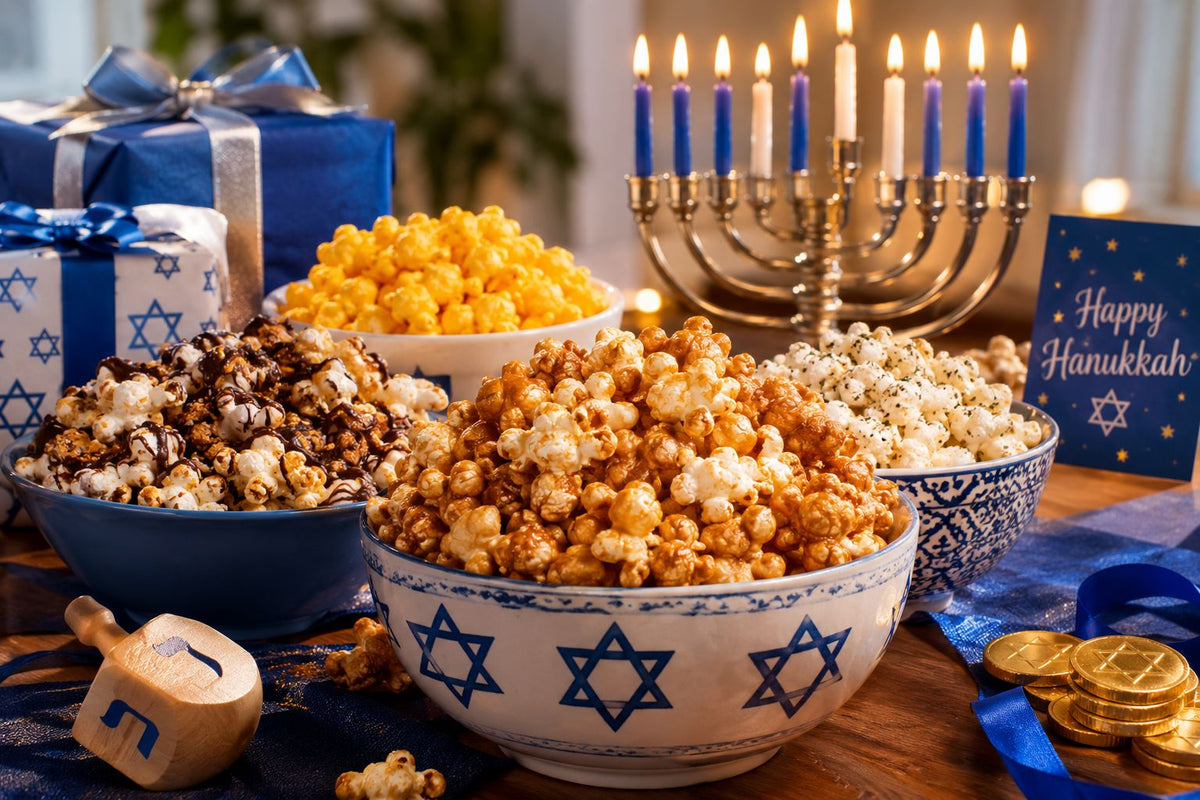 Kosher Gourmet Popcorn for Hanukkah: Gifts, Parties & Family Celebrations