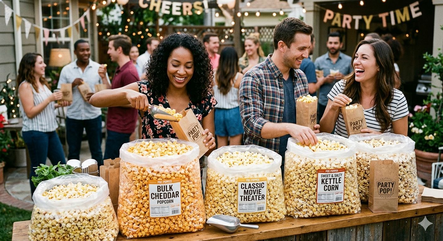 Why Pre-Popped Bulk Popcorn Bags Are Taking Over Party Snack Tables