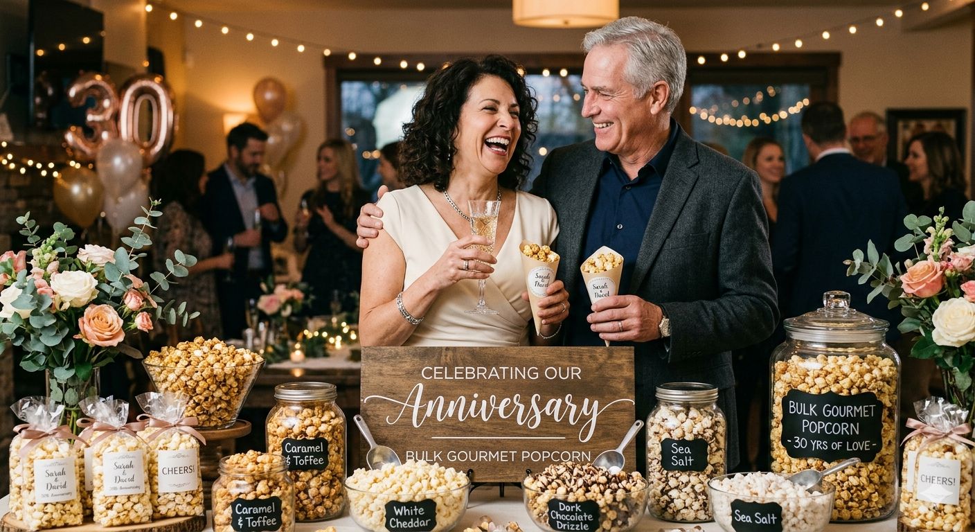 Bulk Gourmet Popcorn For Anniversaries