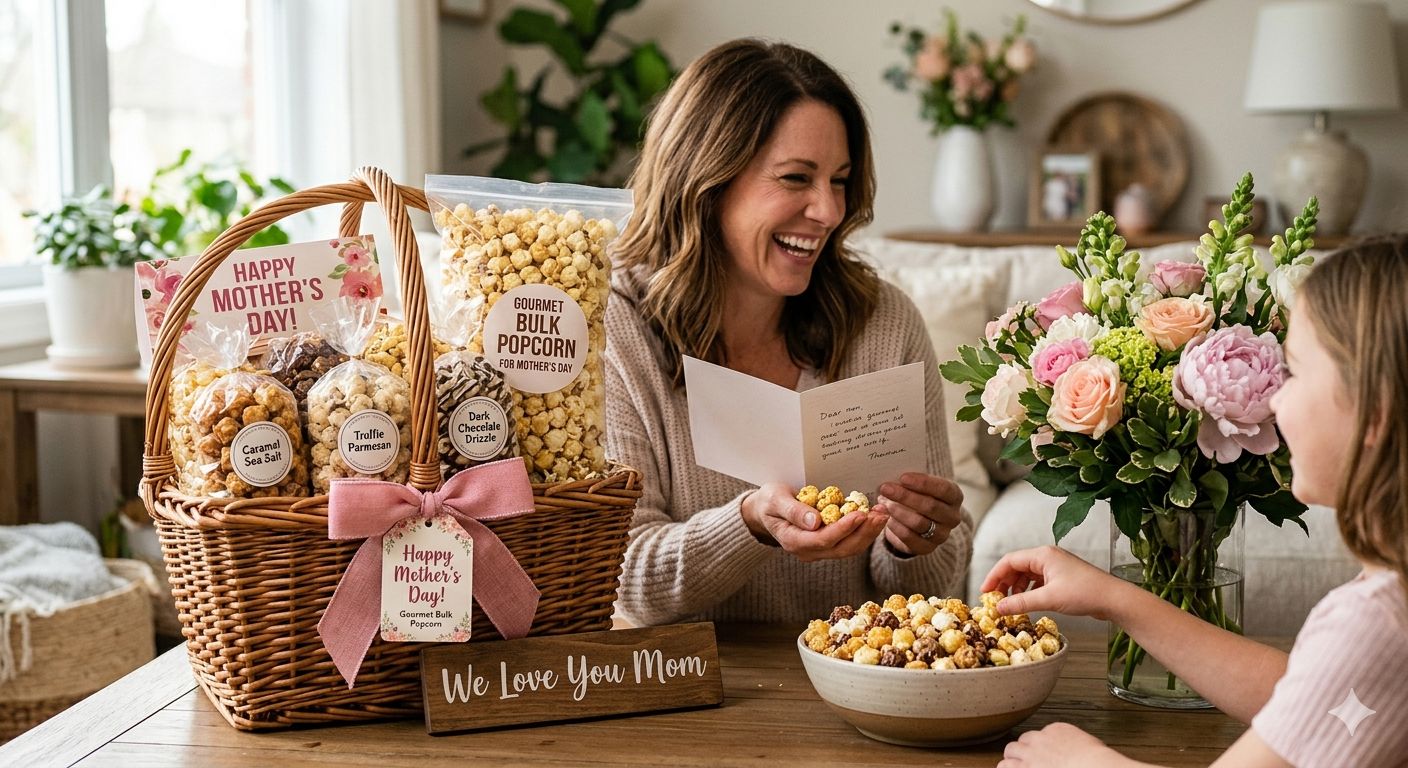 Celebrate Mom with Gourmet Bulk Popcorn from Pops Corn
