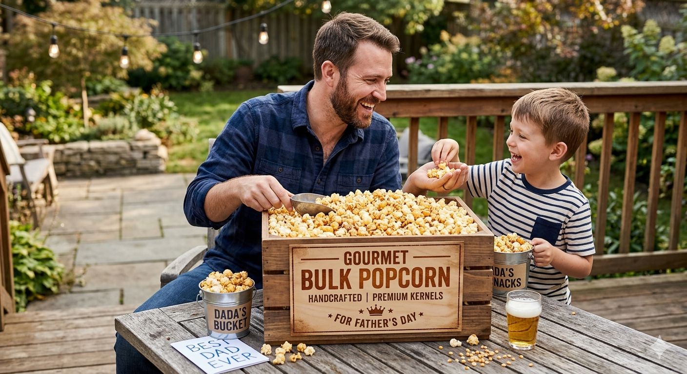 Celebrate Dad with Gourmet Bulk Popcorn: The Ultimate Father&