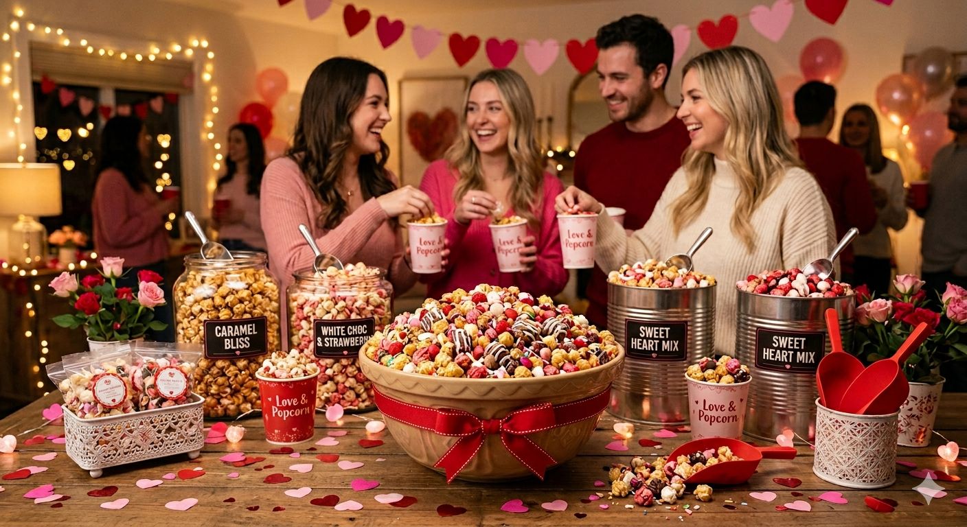 Share the Love by the Gallon: Valentine’s Day Bulk Gourmet Popcorn