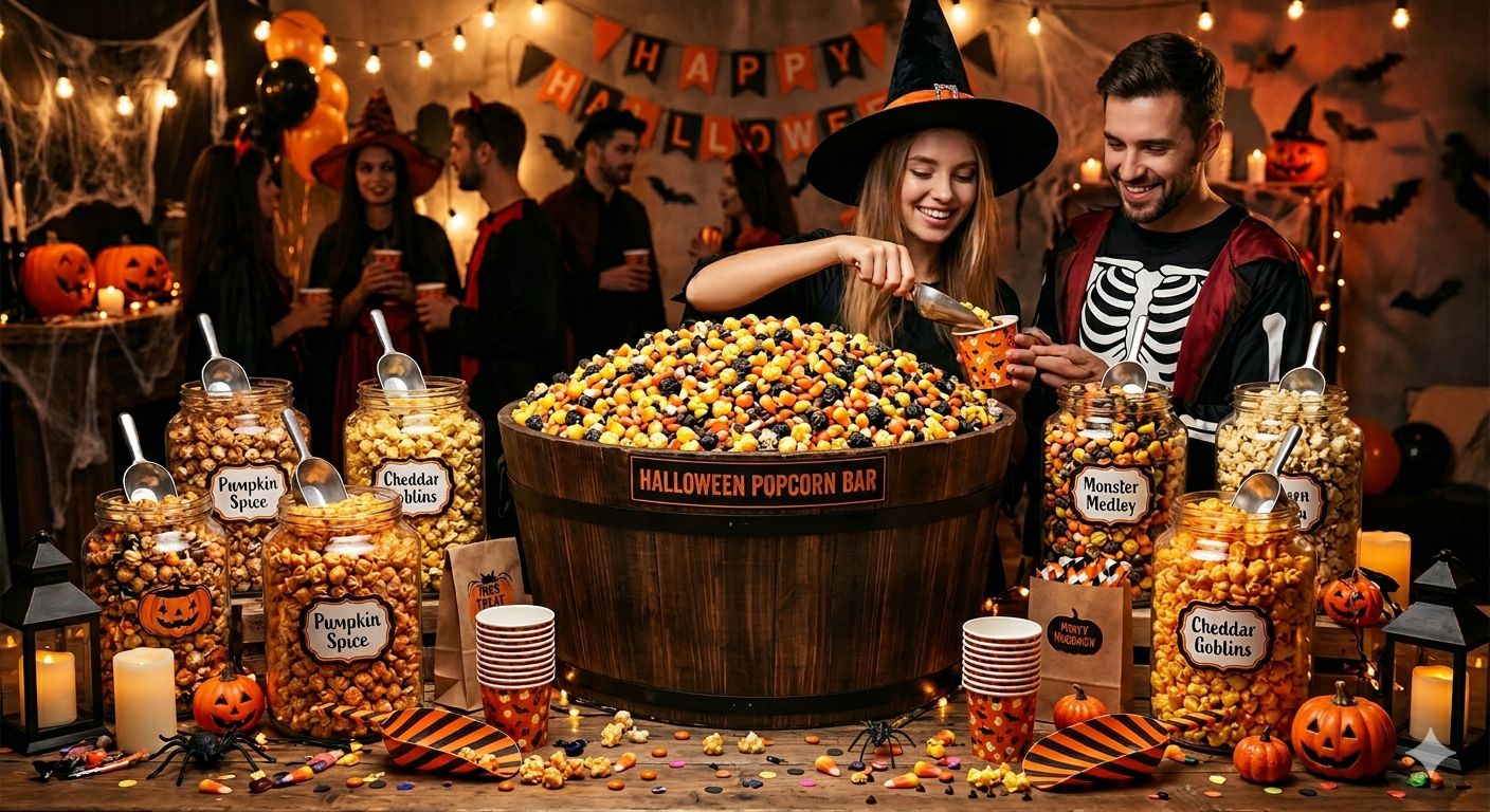 Spooktacular Snacking: Gourmet Bulk Popcorn for Halloween