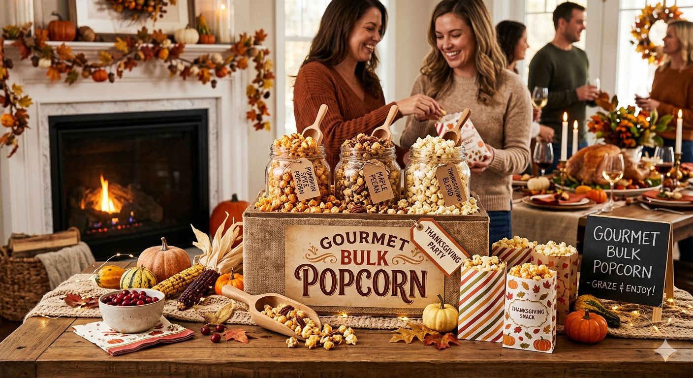 Give Thanks with a Pop: Gourmet Bulk Popcorn for Thanksgiving