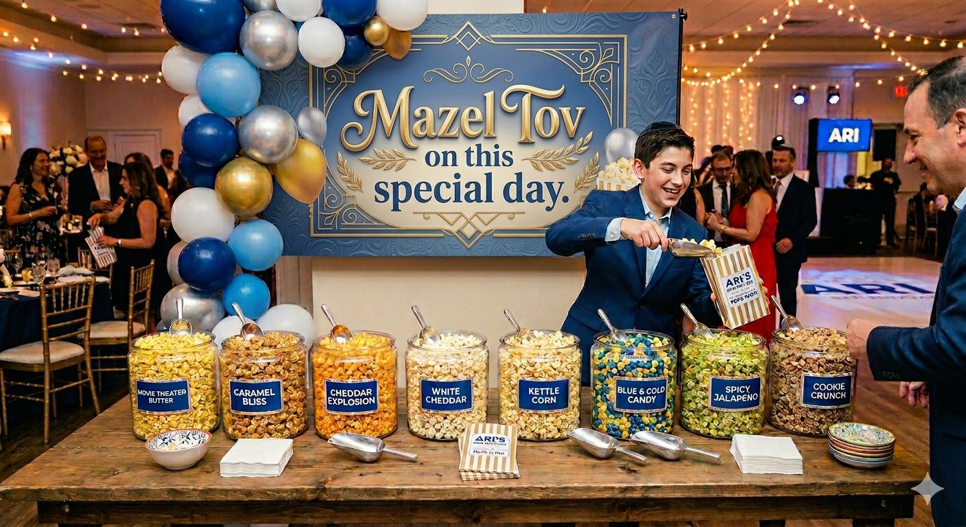 A Simcha Worth Popping For! Celebrate His Bar Mitzvah with Gourmet Bulk Popcorn