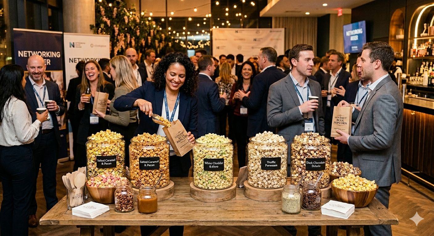 Networking That Pops: Gourmet Bulk Popcorn for Your Next Mixer