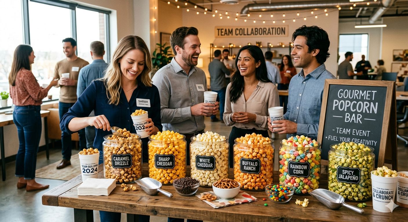 Team-Building That Actually Pops: Gourmet Bulk Popcorn