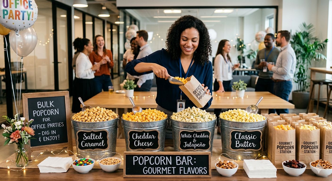 Gourmet Bulk Popcorn for Office Parties