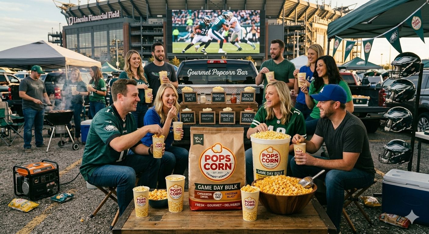 Game Day Just Got Real: Gourmet Bulk Popcorn by Pops Corn