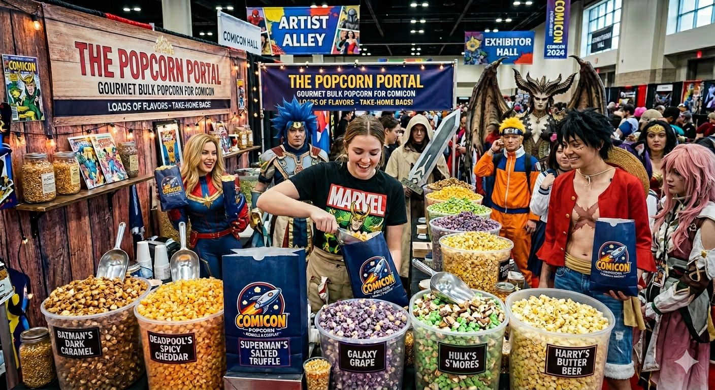 Elevate Your Convention Presence with Gourmet Bulk Popcorn