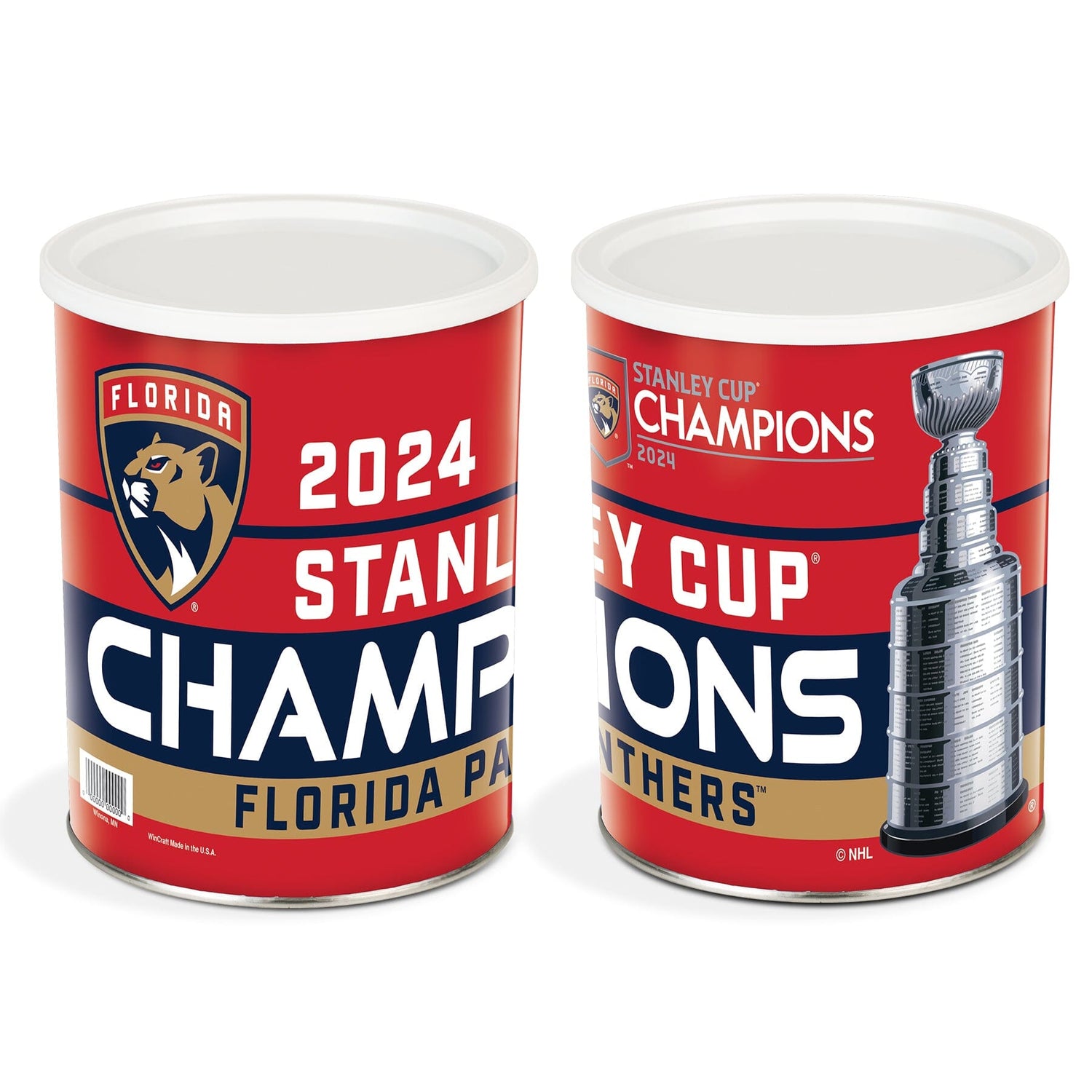 Florida Panthers Stanley Cup Tin Sports Popcorn Tin vendor-unknown 