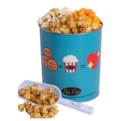 1 Gallon Emoji-Free Shipping Signature Tins Pops Corn 