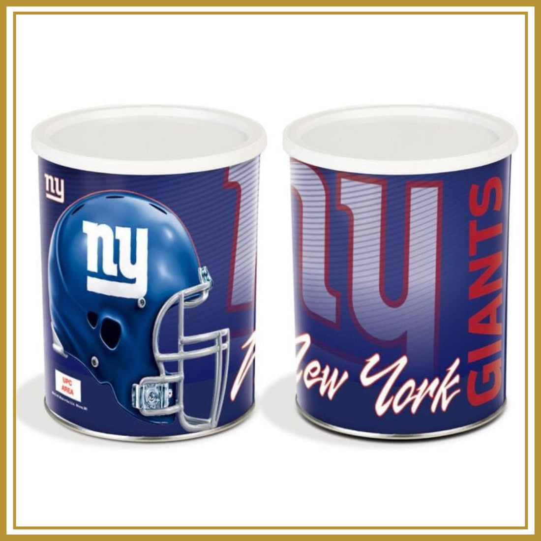 New York Giants One Gallon-Free Shipping Sports Popcorn Tin vendor-unknown 