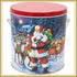 1 Gallon Santa with Reindeer-Free Shipping Holiday Tin Pops Corn 