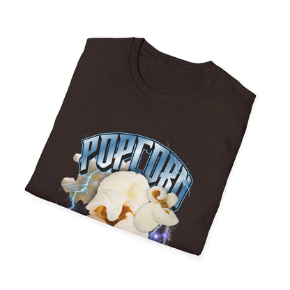 Popcorn Graphic Meme T-Shirt — Retro Movie Snack Tee T-Shirt Printify 