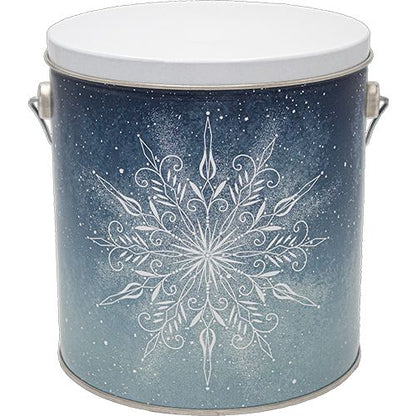 1 Gallon First Snowfall-Free Shipping Holiday Tin Pops Corn 