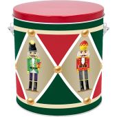 1 Gallon Nutcracker-Free Shipping Holiday Tin Pops Corn 