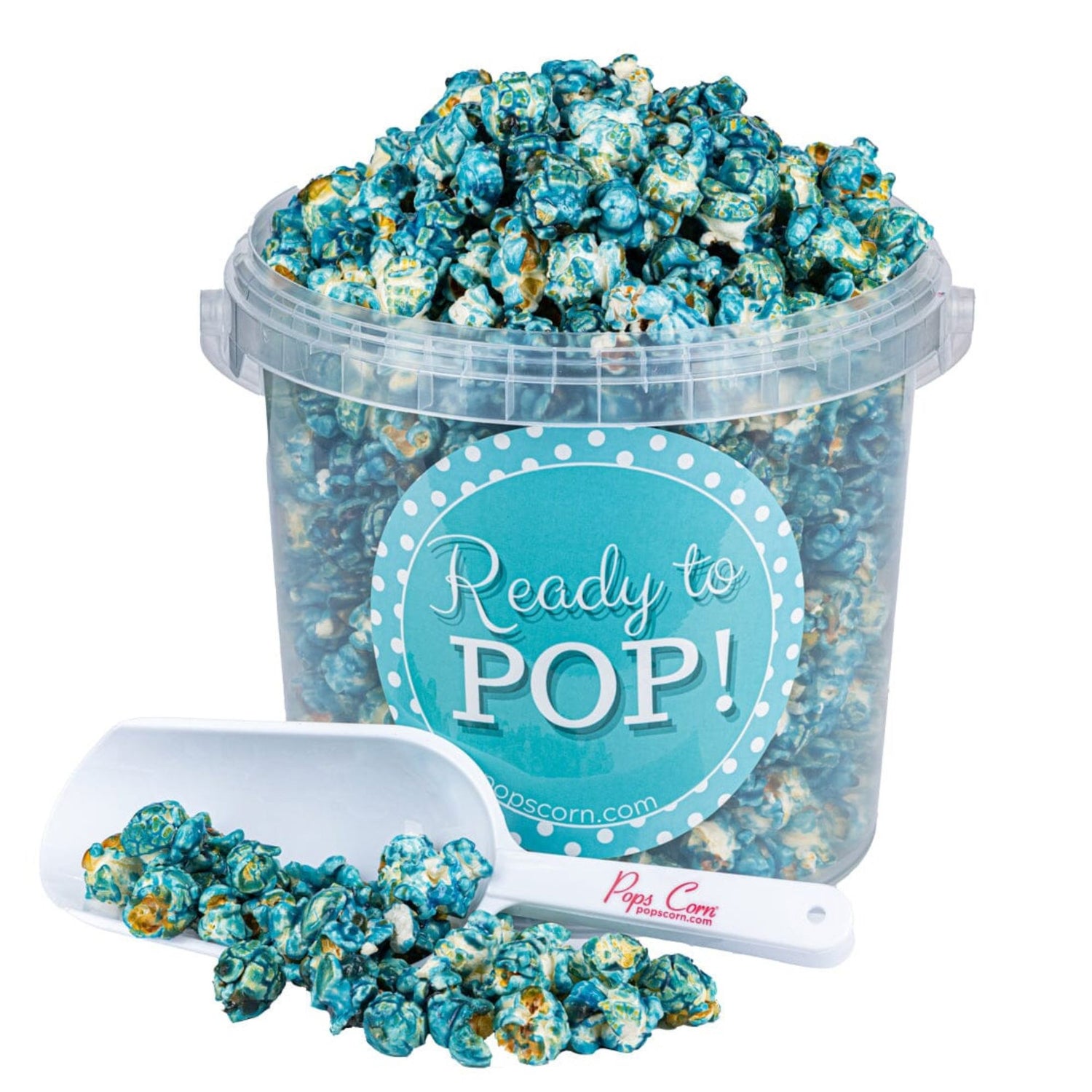 Blue Caramel Popcorn Buckets Pops Corn 