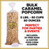 Bulk Caramel Gourmet Popcorn Bulk Bags Pops Corn 