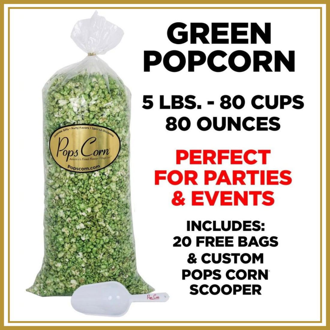 Bulk Green Popcorn Bulk Bags Pops Corn