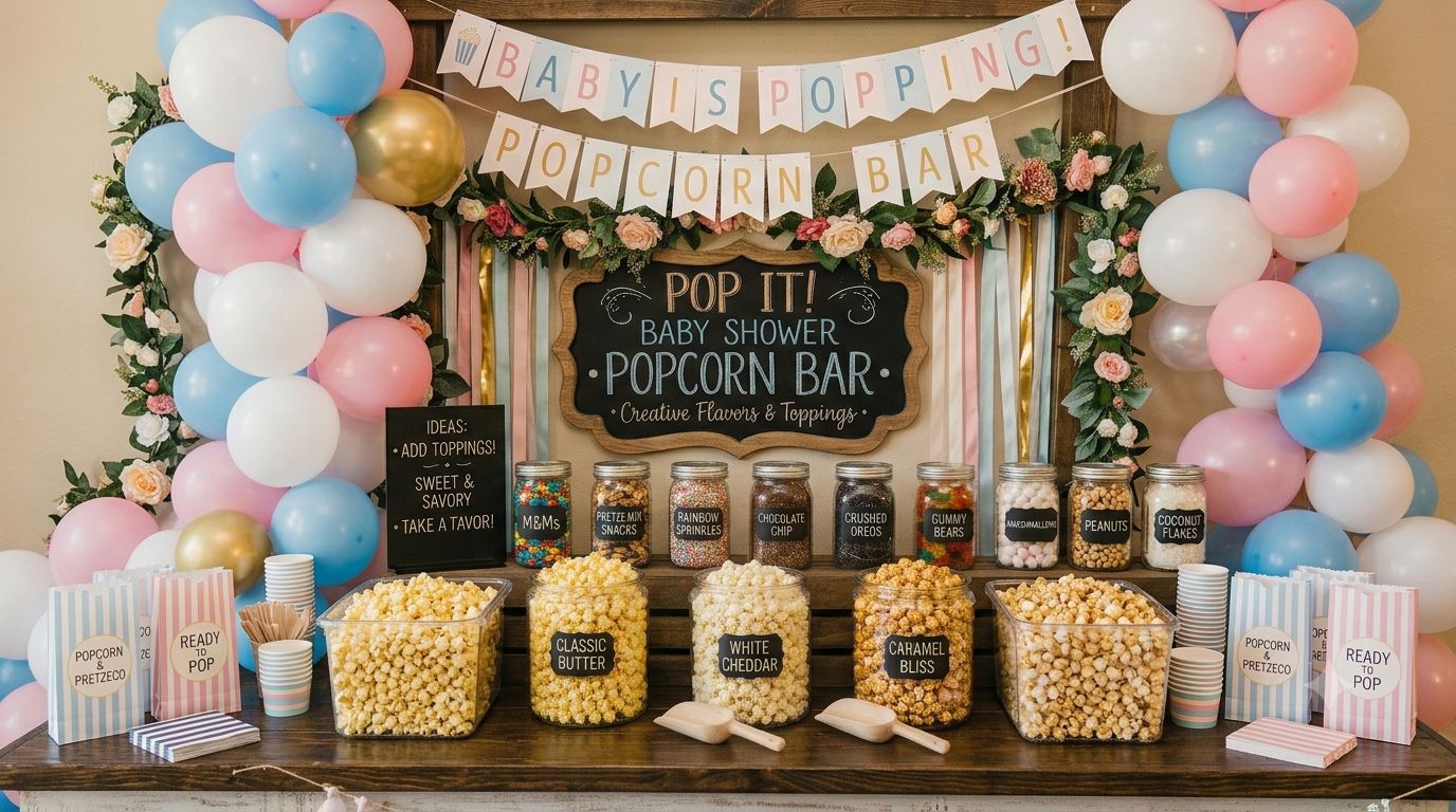 Bulk Pink Popcorn – 5 lb (95 oz) Bag | Strawberry or Caramel Flavor | Gourmet Party Popcorn | Pops Corn® Bulk Bags Pops Corn 