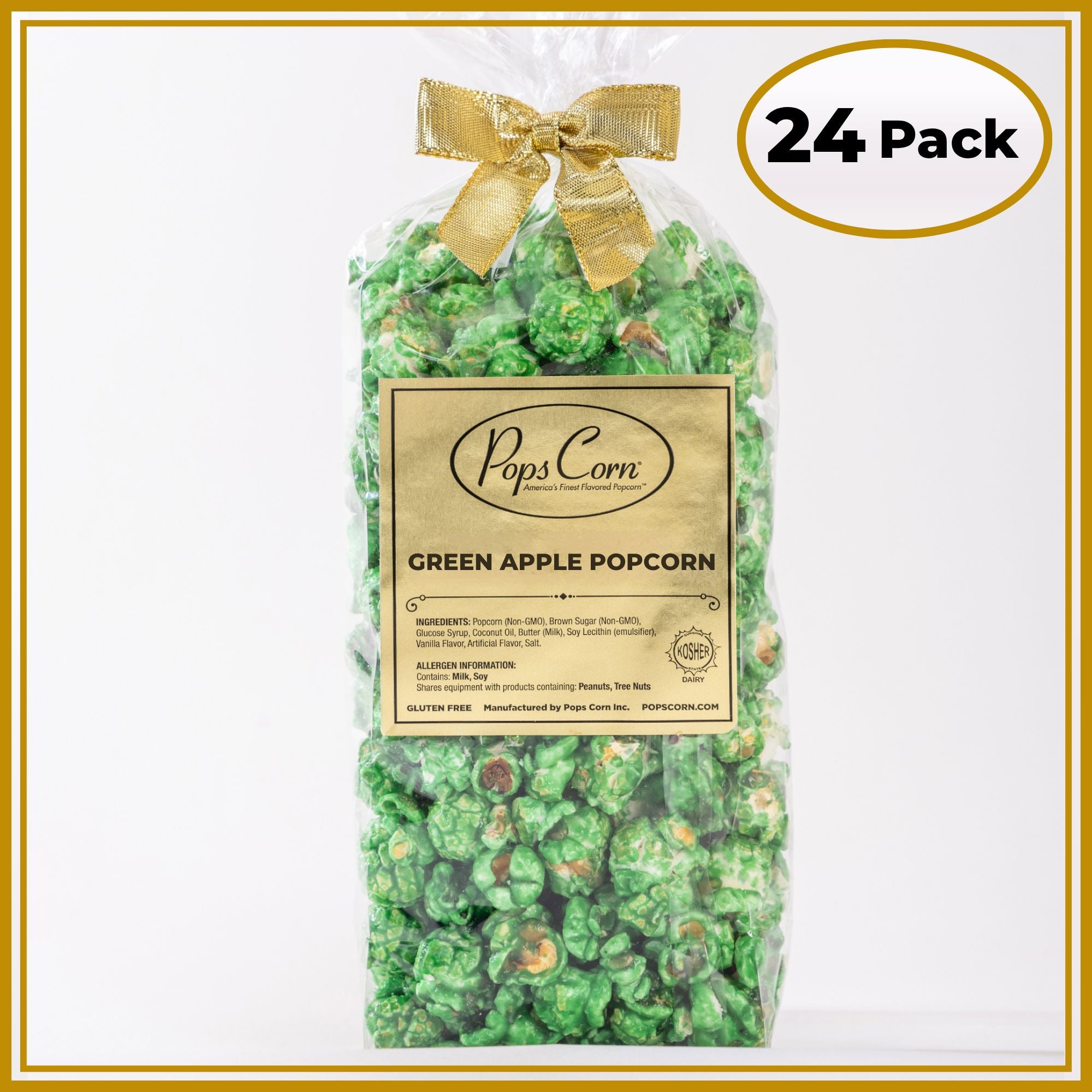 Green Gourmet Popcorn – 24 Pack Party Favor Bags | Wedding &amp; Event Popcorn | Pops Corn® Party Favor New vendor-unknown 