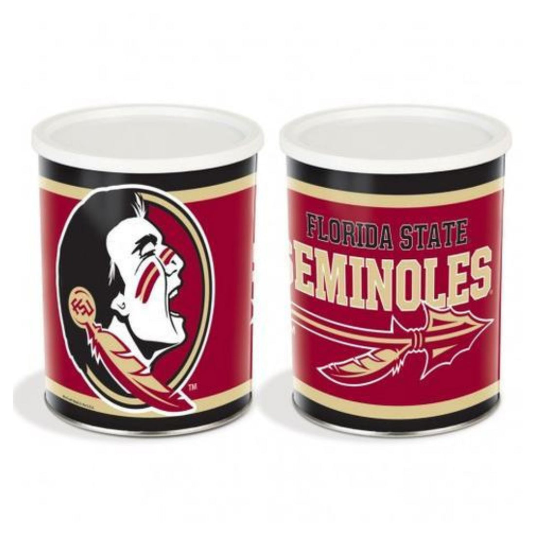 Florida State Seminoles One Gallon-Free Shipping Sports Popcorn Tin vendor-unknown 