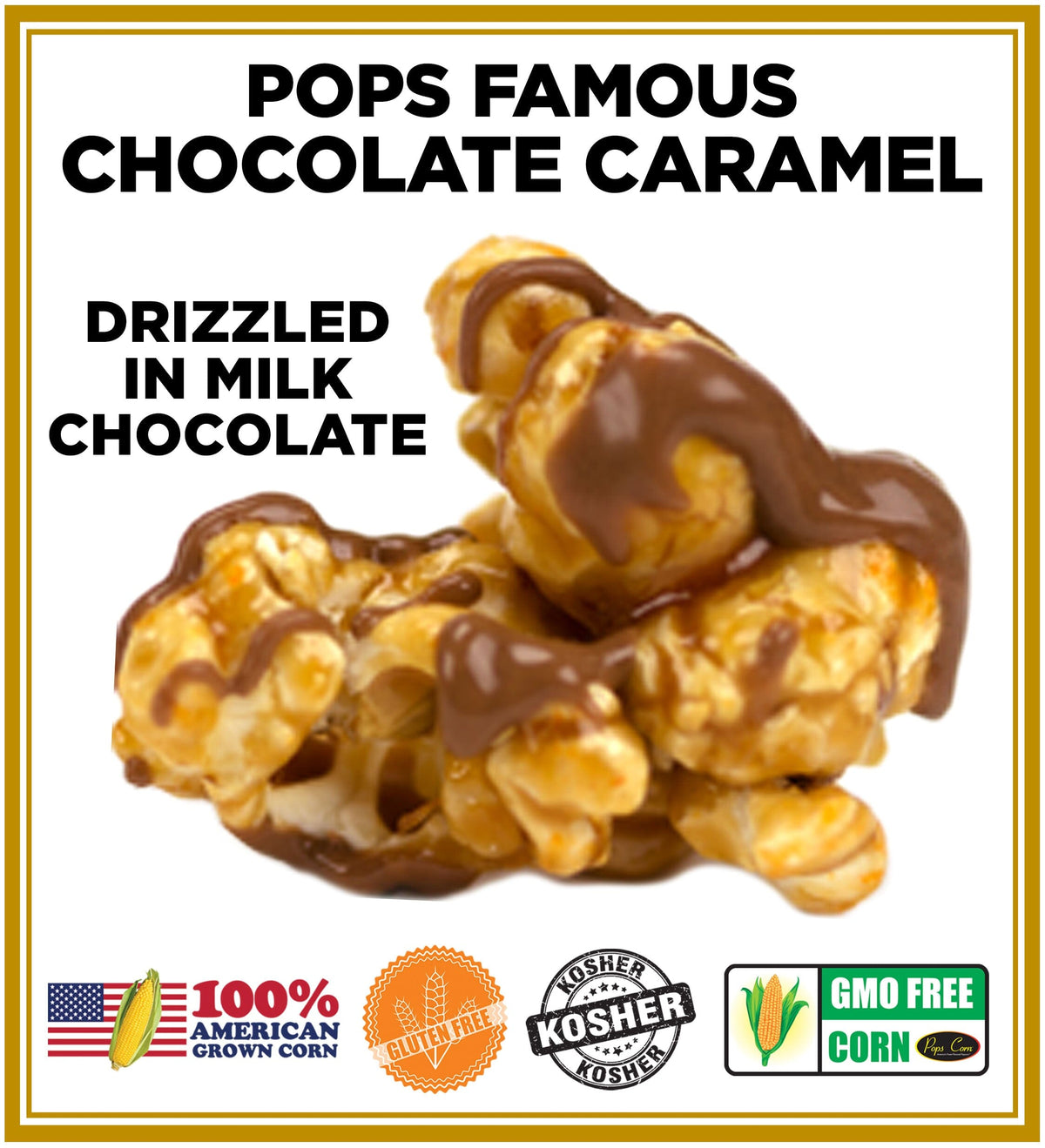 Gourmet Chocolate Caramel Popcorn Party Favor New vendor-unknown 