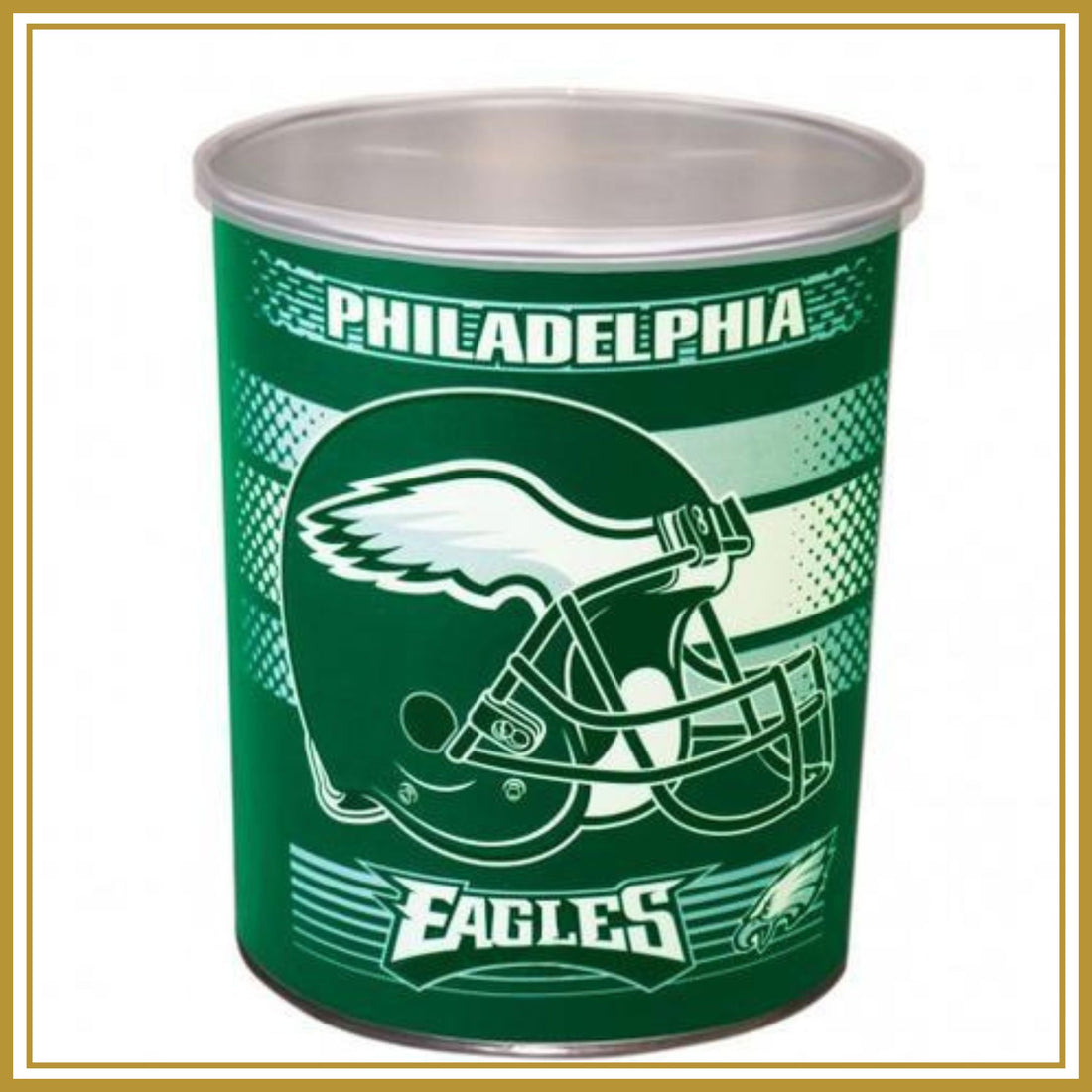 Philadelphia Eagles One Gallon-Free Shipping Sports Popcorn Tin vendor-unknown 